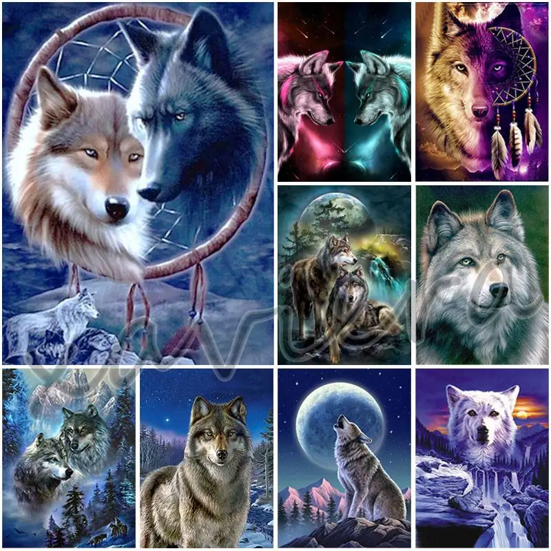 Diy 5D Diamond Painting Animal Wolf Full Square Round Embroidery Drill Rhinestone Mosaic Cross Stitch Home Decor Children's Room
Diy 5D Diamond Painting Animal Wolf Full Square Round Embroidery Drill Rhinestone Mosaic Cross Stitch Home Decor Children's Room