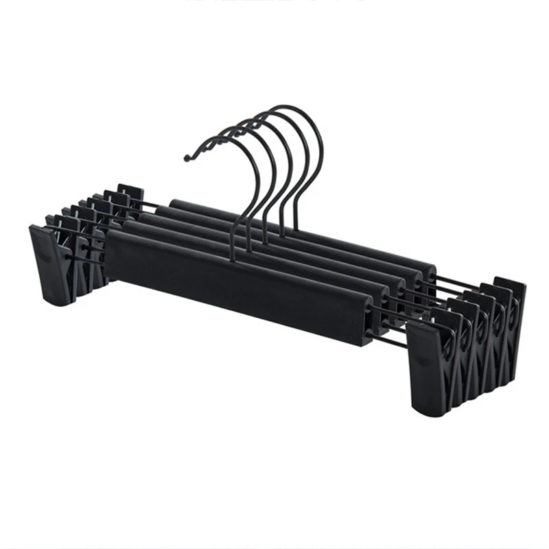 10Pcs Pants Skirt Hangers/Non-Slip Trouser Stand Holder,Hangers with 2 Adjustable
10Pcs Pants Skirt Hangers/Non-Slip Trouser Stand Holder,Hangers with 2 Adjustable