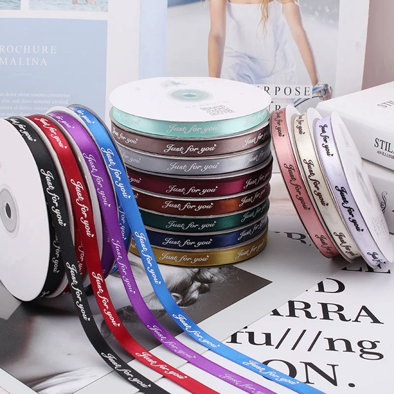 wholesale 45meters Just For You Polyester Ribbons 1cm DIY Handicraft accessories tapes Wedding Christmas material gift packaging
wholesale 45meters Just For You Polyester Ribbons 1cm DIY Handicraft accessories tapes Wedding Christmas material gift packaging