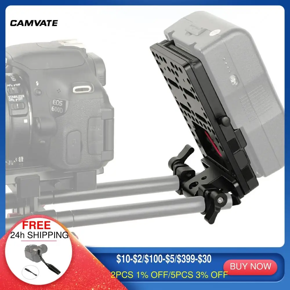 CAMVATE IDX P-V2 Quick Release V Mount Camera Plate With Cheese Plate Battery Backboard Plate & 360° Swivel 15mm Rail Blocks New
CAMVATE IDX P-V2 Quick Release V Mount Camera Plate With Cheese Plate Battery Backboard Plate & 360° Swivel 15mm Rail Blocks New