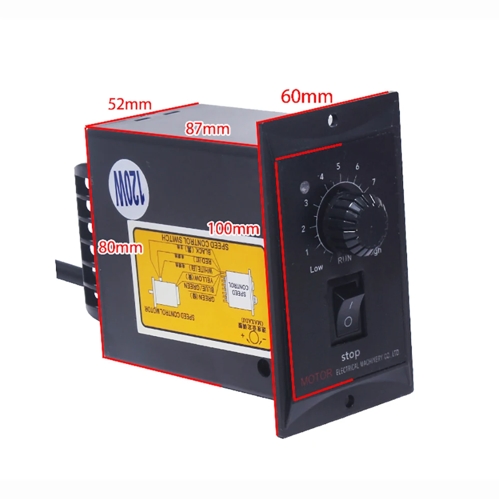 250W 220V AC Gear Reducer Motor Variable Speed Motor Forward Reverse AC Motor With Governor Controller
250W 220V AC Gear Reducer Motor Variable Speed Motor Forward Reverse AC Motor With Governor Controller