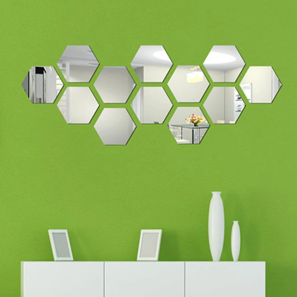 24pcs Acrylic Mirror Sticker Self-adhesive Hexagon Mirror Wallpaper DIY Living Bathroom Bedroom Decoration Kids Room Home Decor
24pcs Acrylic Mirror Sticker Self-adhesive Hexagon Mirror Wallpaper DIY Living Bathroom Bedroom Decoration Kids Room Home Decor
