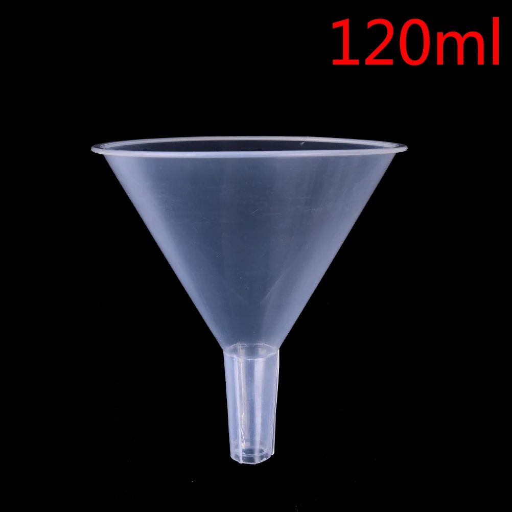 1/2" 120ml clear White Plastic Filter Funnel and Mouth Dia Laboratory transfer perfume Mini narrow fine bottleneck bottles
1/2" 120ml clear White Plastic Filter Funnel and Mouth Dia Laboratory transfer perfume Mini narrow fine bottleneck bottles