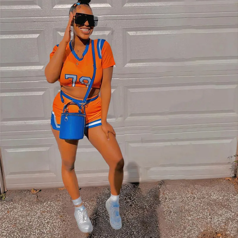 Женский комплект из двух предметов, футболка с коротким рукавом и принтом и байкерские шорты, летний спортивный костюм, спортивная одежда в ...
Женский комплект из двух предметов, футболка с коротким рукавом и принтом и байкерские шорты, летний спортивный костюм, спортивная одежда в ...