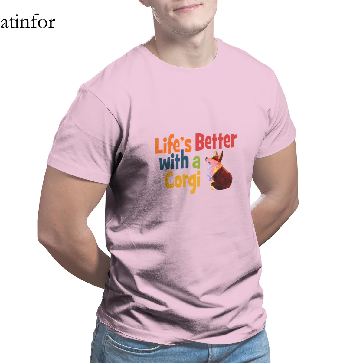 LIfe s better with a corgi with Corgi T-Shirt 100% Cotton Games Cosplay 4XL 5XL 6XL Round Collar Tshirts 26670
LIfe s better with a corgi with Corgi T-Shirt 100% Cotton Games Cosplay 4XL 5XL 6XL Round Collar Tshirts 26670
