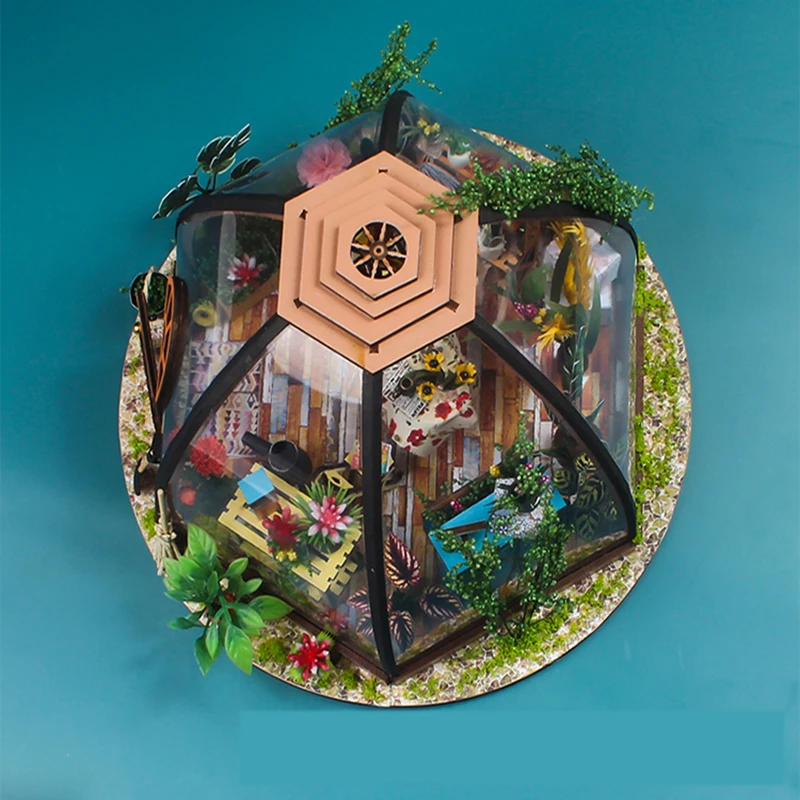 DIY miniature wooden dollhouse Starry sky flower house Furniture for dolls Little mini doll house for children birthday gifts
DIY miniature wooden dollhouse Starry sky flower house Furniture for dolls Little mini doll house for children birthday gifts