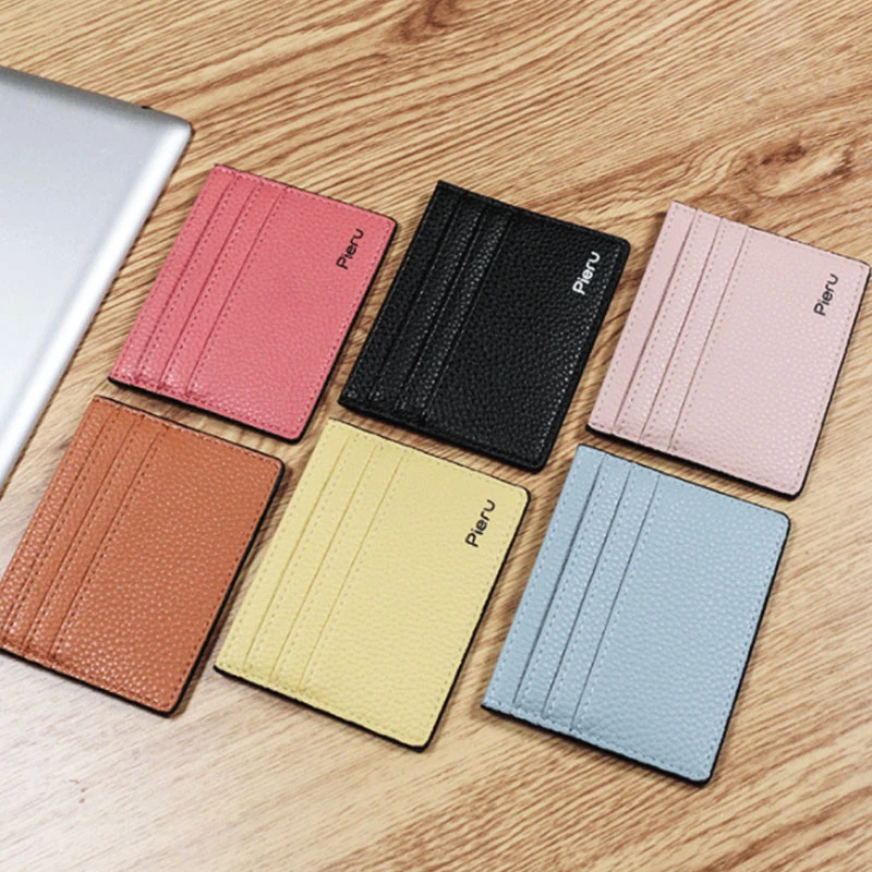 Lychee Pattern Ultra-thin Card Package Seven Card Slots Card Holder PU Leather ID Card Wallet Cash Storage Bag Bank Card Package
Lychee Pattern Ultra-thin Card Package Seven Card Slots Card Holder PU Leather ID Card Wallet Cash Storage Bag Bank Card Package