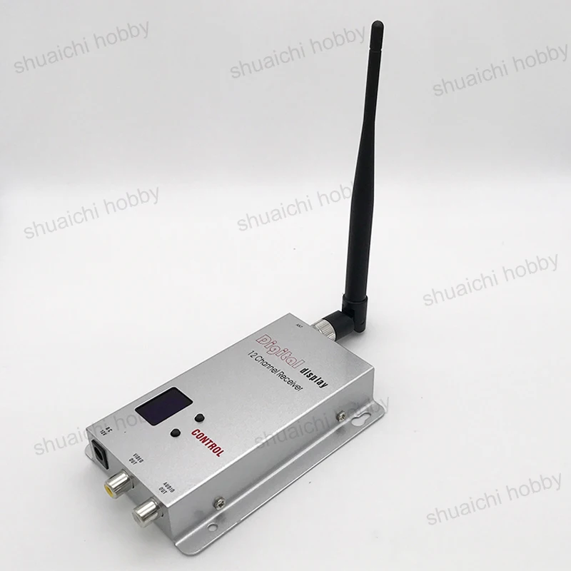 1PC 1.2G Wireless Audio Video Transmitter Receiver 12 Channel Digital Display DC 12V for RC FPV Racing Drone Quadcopter Parts
1PC 1.2G Wireless Audio Video Transmitter Receiver 12 Channel Digital Display DC 12V for RC FPV Racing Drone Quadcopter Parts