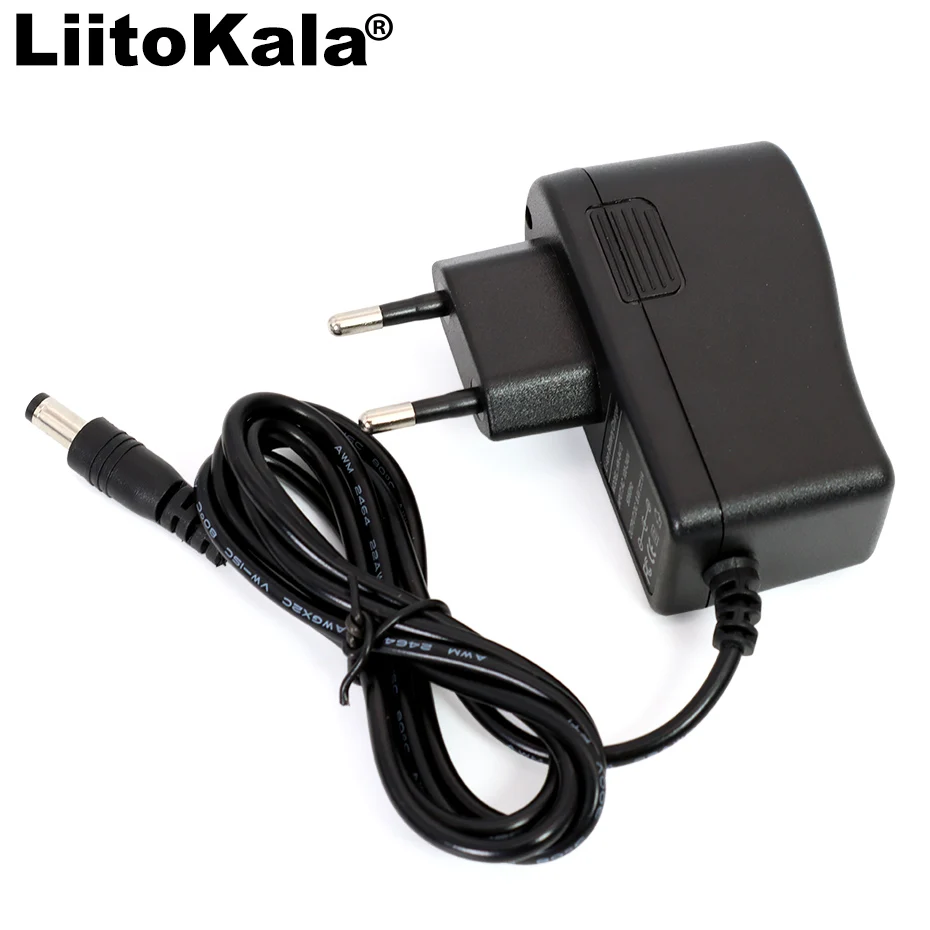 Liitokala 8.4 V A 18650 lithium polymer battery charger DC:5.5*2.1mm EU / US regulatory plug
Liitokala 8.4 V A 18650 lithium polymer battery charger DC:5.5*2.1mm EU / US regulatory plug