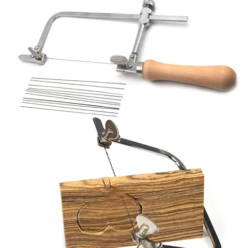 High Quality Coping Saw Frame Deluxe Coping Frame Replacement Blades Wooden Handle of Jewelry Saw Frame Hand Tools
High Quality Coping Saw Frame Deluxe Coping Frame Replacement Blades Wooden Handle of Jewelry Saw Frame Hand Tools