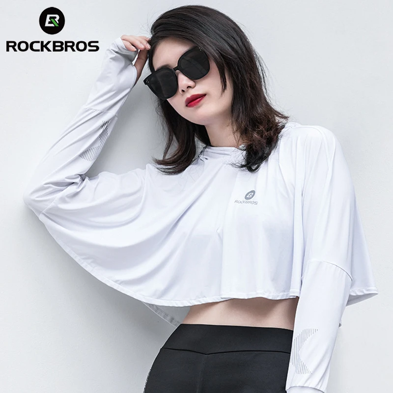 ROCKBROS Cycling Jersey Sun Protection Sport Long Sleeve Shawl Women Summer Anti-UV Ice Silk Breathable Shirt Sunscreen Clothing
ROCKBROS Cycling Jersey Sun Protection Sport Long Sleeve Shawl Women Summer Anti-UV Ice Silk Breathable Shirt Sunscreen Clothing