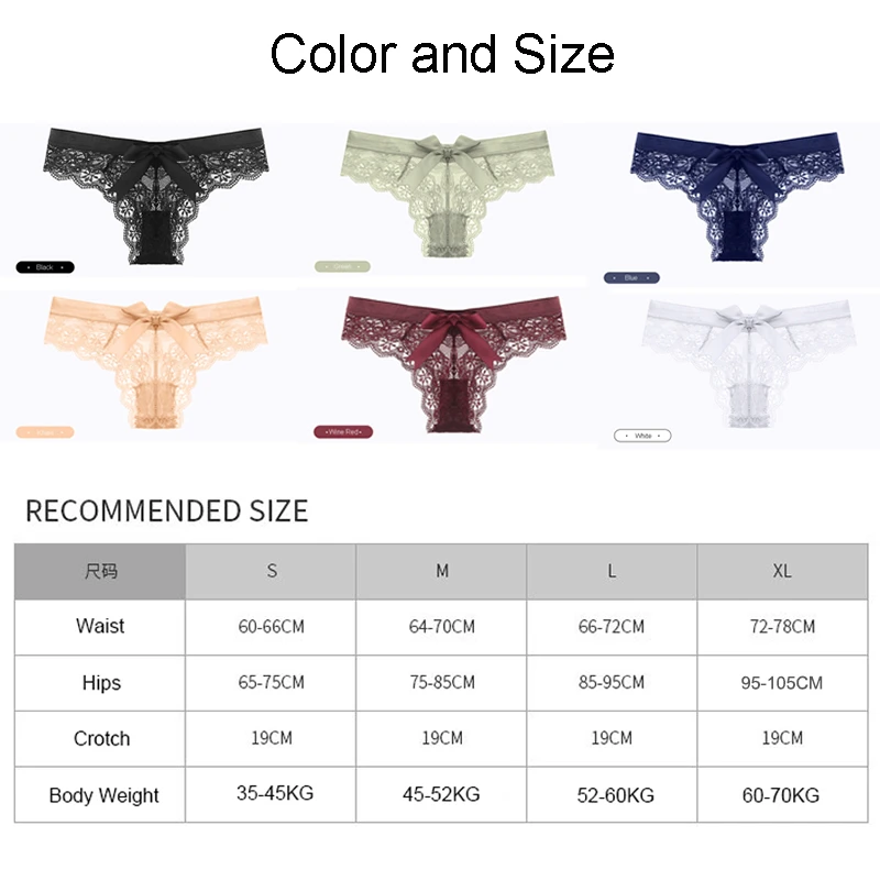 New Sexy Lace String Transparent Panties Women Back Bow Cute Thong Women's Seamless Briefs Fashion Underwear Women Tangas
New Sexy Lace String Transparent Panties Women Back Bow Cute Thong Women's Seamless Briefs Fashion Underwear Women Tangas