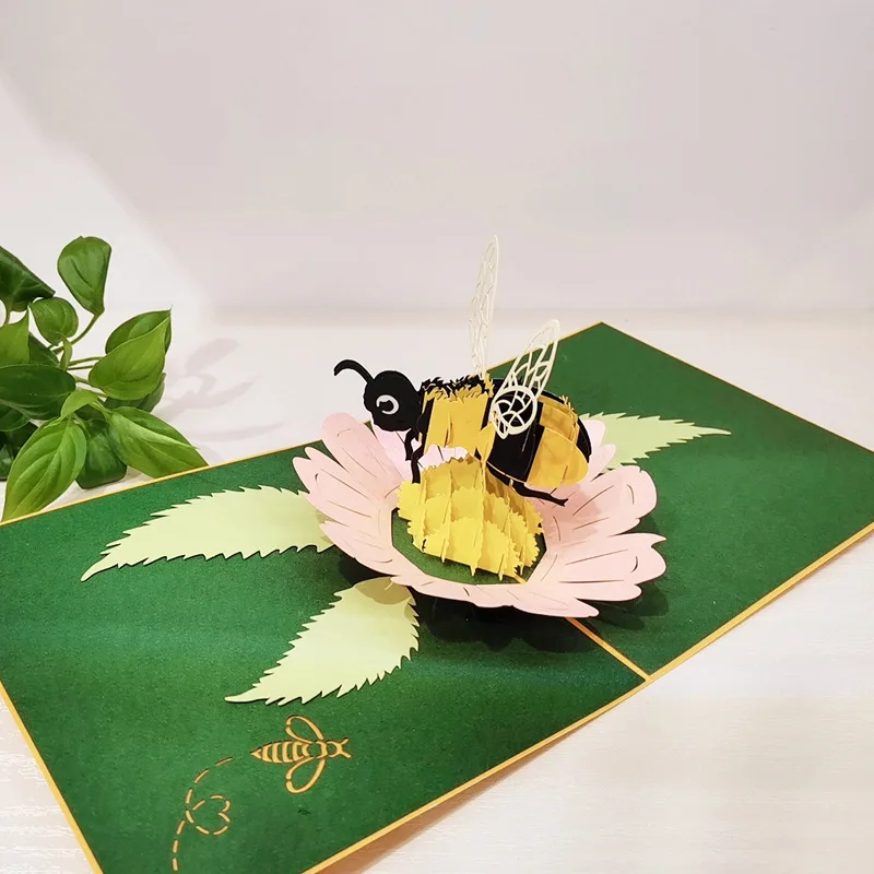 Bumble-bee Pop Up Card For Your Honey 3d Birthday Pop Up Mother's Day Card, Anniversary Popup, Valentine's Day, Congratulations
Bumble-bee Pop Up Card For Your Honey 3d Birthday Pop Up Mother's Day Card, Anniversary Popup, Valentine's Day, Congratulations