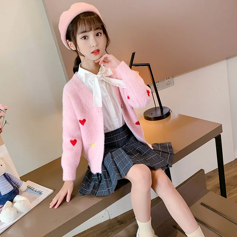 Girls' Knitted Cardigan Baby Sweater Toddler Girl Fall Clothes 2020 Winter Baby Girl Clothes Kids Winter Sweaters
Girls' Knitted Cardigan Baby Sweater Toddler Girl Fall Clothes 2020 Winter Baby Girl Clothes Kids Winter Sweaters