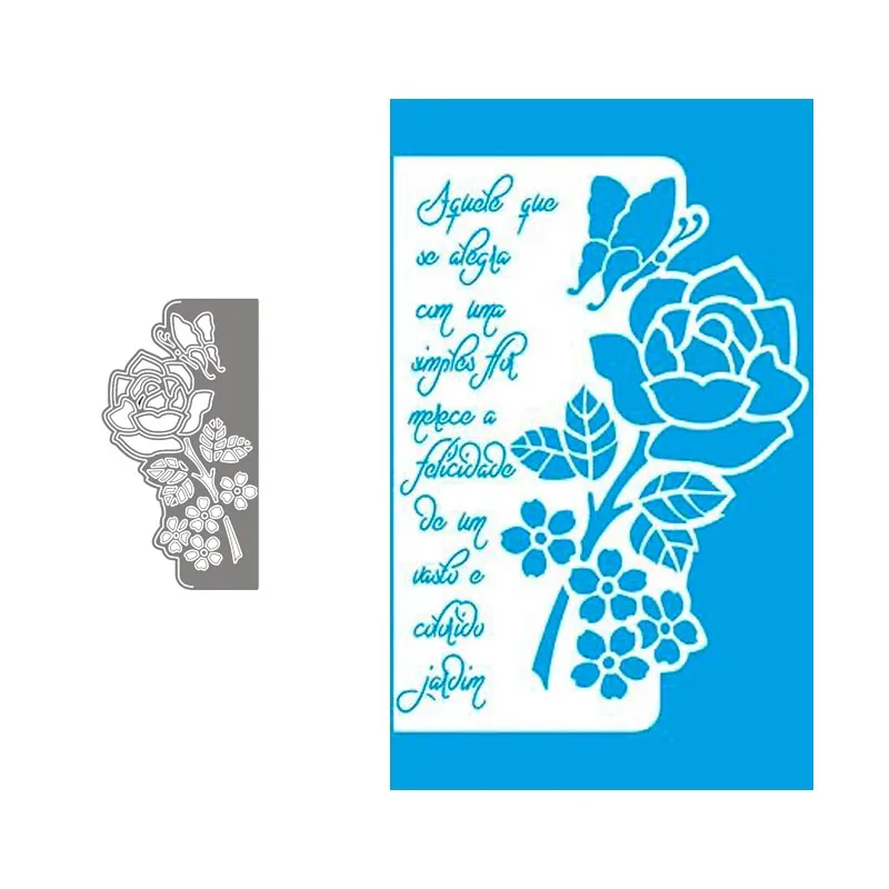 Metal Cutting Dies Flowers and Butterflies Stencil for DIY Scrapbooking Album Embossing Paper Cards Deco Crafts
Metal Cutting Dies Flowers and Butterflies Stencil for DIY Scrapbooking Album Embossing Paper Cards Deco Crafts
