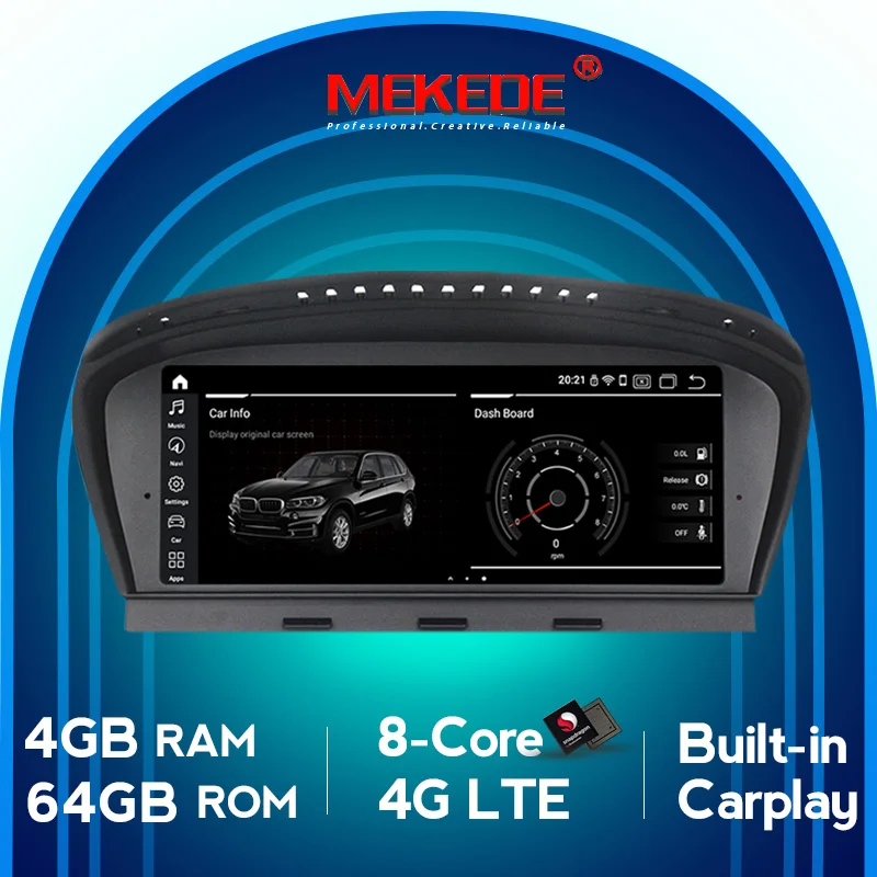 4+64G Android 10.0 carplay DSP Car multimedia player for BMW 5 Series E60 E61 E63 E64 E90 E91 CCC CIC system gps navigation
4+64G Android 10.0 carplay DSP Car multimedia player for BMW 5 Series E60 E61 E63 E64 E90 E91 CCC CIC system gps navigation