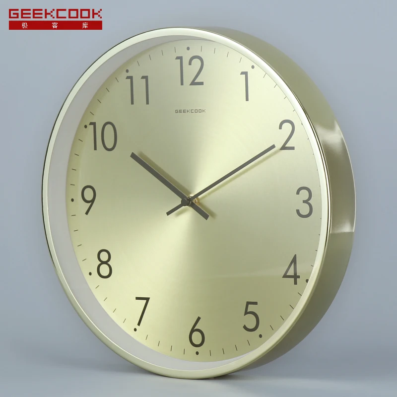 Silent Modern Design Wall Clock Electronic Golden Metal Kitchen Wall Clock Living Room Orologio Da Parete Home Decoration
Silent Modern Design Wall Clock Electronic Golden Metal Kitchen Wall Clock Living Room Orologio Da Parete Home Decoration