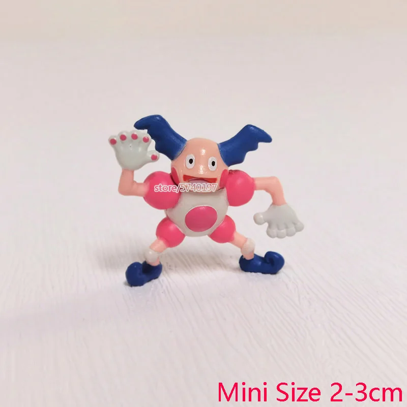 Мини фигурки покемонов из аниме 2 3 см героев Gengar Ponyta Mewtwo blastoismr Mime Drednaw Magnemite Morpeko