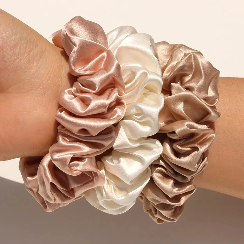 Real Silk Scrunchies Ponytail Holder 22Momme Mulberry SilK Hair Rope Rings Hair Accessories Pure Silk Headwear With Box Gifts
Real Silk Scrunchies Ponytail Holder 22Momme Mulberry SilK Hair Rope Rings Hair Accessories Pure Silk Headwear With Box Gifts