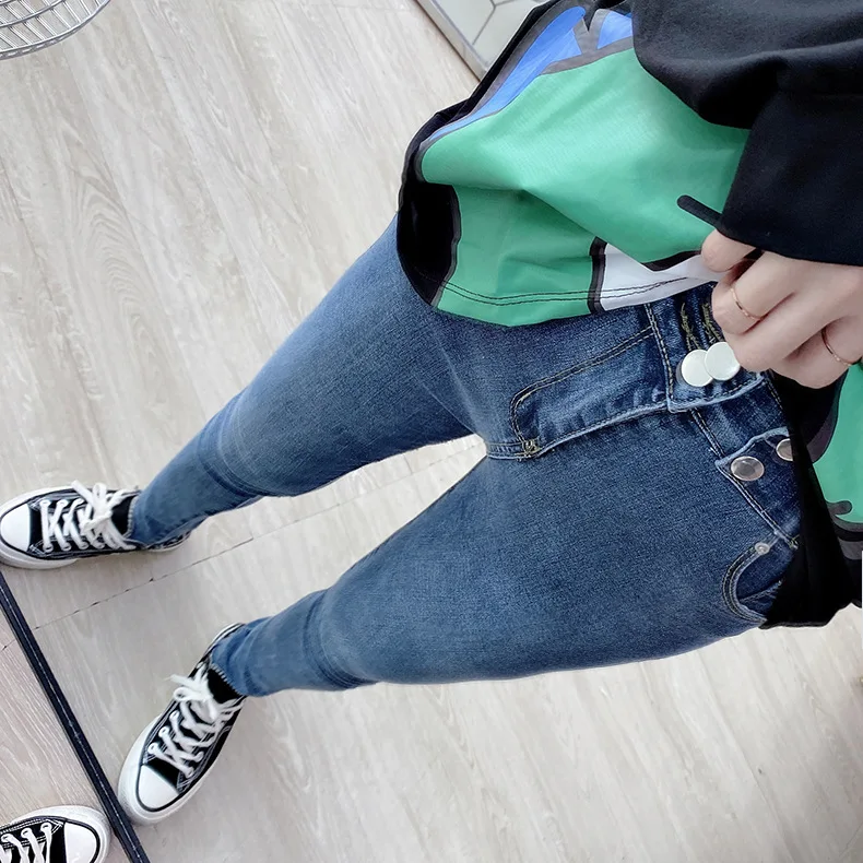 BornSra New Arrival Autumn Women's New High Waist Slim Skinny Denim Pants Blue Black Color Casual Pencil Jeans
BornSra New Arrival Autumn Women's New High Waist Slim Skinny Denim Pants Blue Black Color Casual Pencil Jeans