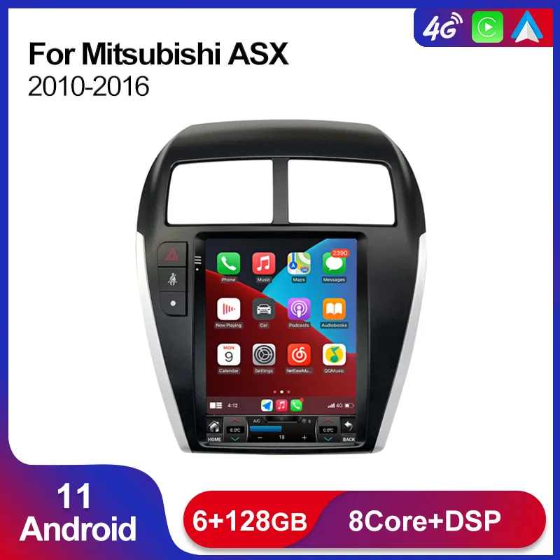Вертикальный экран Android 11 6 + 128G автомобильное радио стерео для Mitsubishi ASX 1 2010-2016 мультимедийный видеоплеер DSP IPS 4G Lte WIFI BT
Вертикальный экран Android 11 6 + 128G автомобильное радио стерео для Mitsubishi ASX 1 2010-2016 мультимедийный видеоплеер DSP IPS 4G Lte WIFI BT