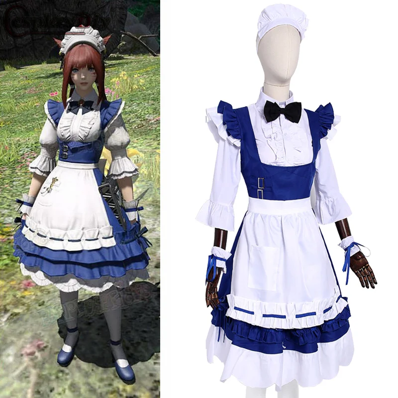Cosplaydiy Final Fantasy XIV Cosplay FF14 Csilla Beleth Maid Costume Women Housemaid Dress Carnival Custom Made
Cosplaydiy Final Fantasy XIV Cosplay FF14 Csilla Beleth Maid Costume Women Housemaid Dress Carnival Custom Made