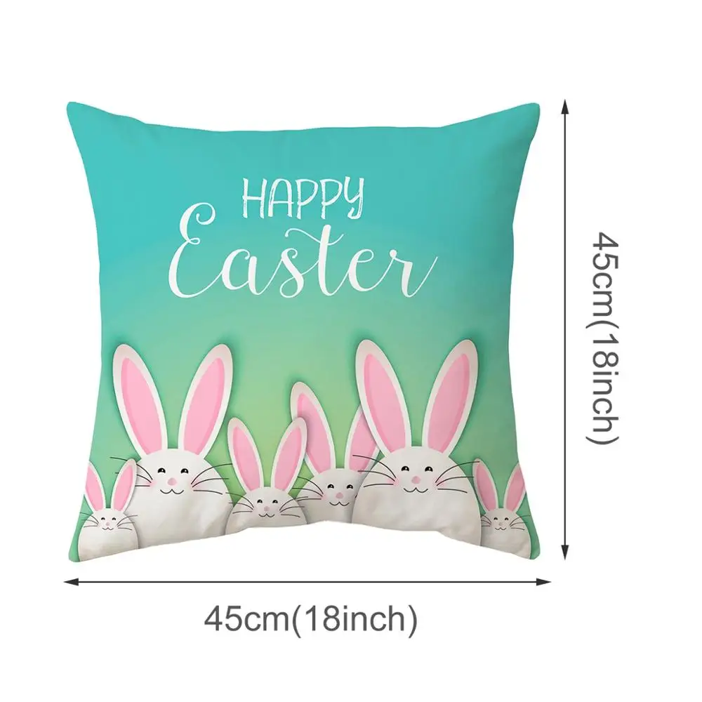 FENGRISE 45x45cm Easter Cushion Cover Happy Easter Decorations For Home Sofa Living Room Pillow Case Easter Bunny Decor Party
FENGRISE 45x45cm Easter Cushion Cover Happy Easter Decorations For Home Sofa Living Room Pillow Case Easter Bunny Decor Party