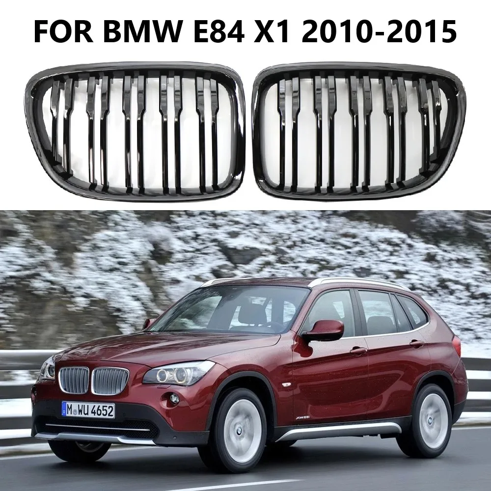 1 Pair Glossy Black Car Front Bumper Dual Slat Kidney Grille Grill For BMW X1 Series E84 SDrive XDrive 2009-2015 Car Accessories
1 Pair Glossy Black Car Front Bumper Dual Slat Kidney Grille Grill For BMW X1 Series E84 SDrive XDrive 2009-2015 Car Accessories