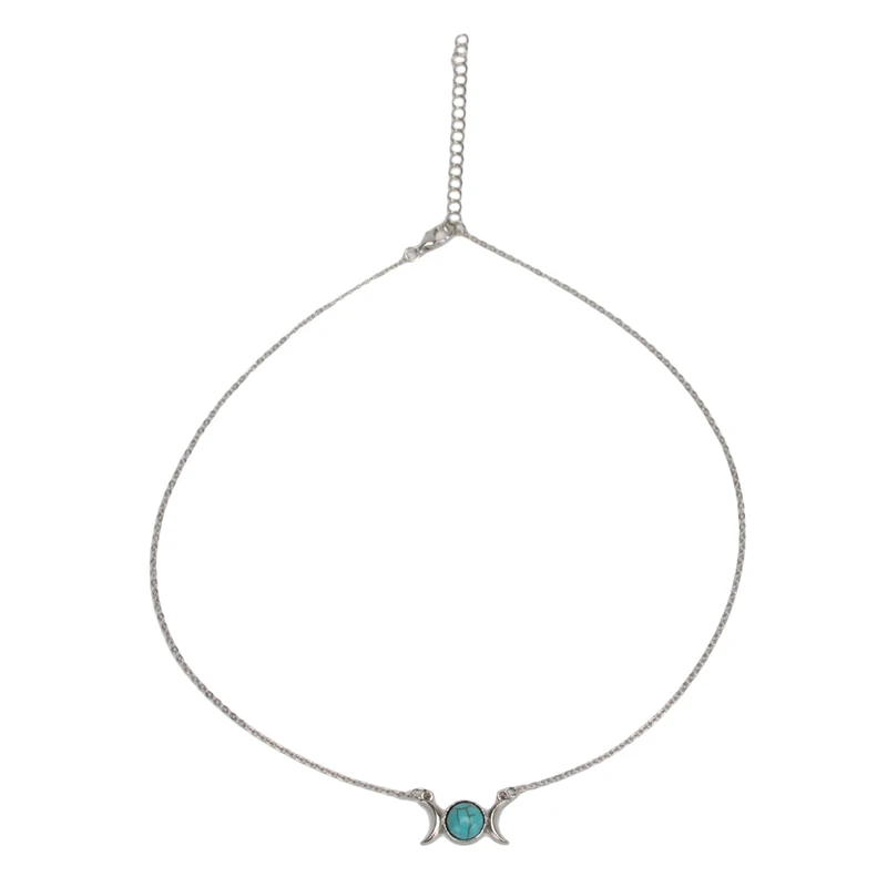 New Triple Goddess Moon Symbol Crescent Pendant Necklace Opal Healing Crystal Natural Stone Sailor Moon Pendant For Women Female
New Triple Goddess Moon Symbol Crescent Pendant Necklace Opal Healing Crystal Natural Stone Sailor Moon Pendant For Women Female