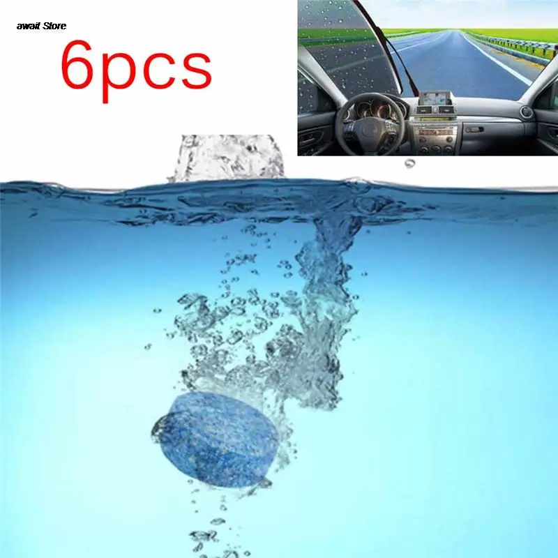 6 Pcs Car Windscreen Cleaning Agent Pills Effervescent Tablets Glass Water Solid Wiper Cleaner Amazing Auto Windscreen Cleaner
6 Pcs Car Windscreen Cleaning Agent Pills Effervescent Tablets Glass Water Solid Wiper Cleaner Amazing Auto Windscreen Cleaner