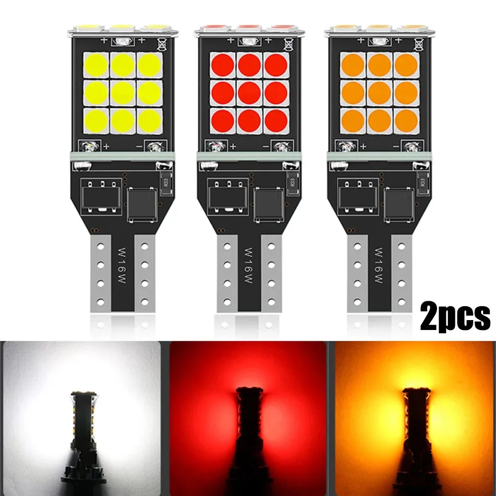 2pcs T15 LED Bulb Canbus Error Free Backup Reverse Halogen Lamp Led Car Lights Brake Lamp Stop Light 6500K White 1000K Red
2pcs T15 LED Bulb Canbus Error Free Backup Reverse Halogen Lamp Led Car Lights Brake Lamp Stop Light 6500K White 1000K Red
