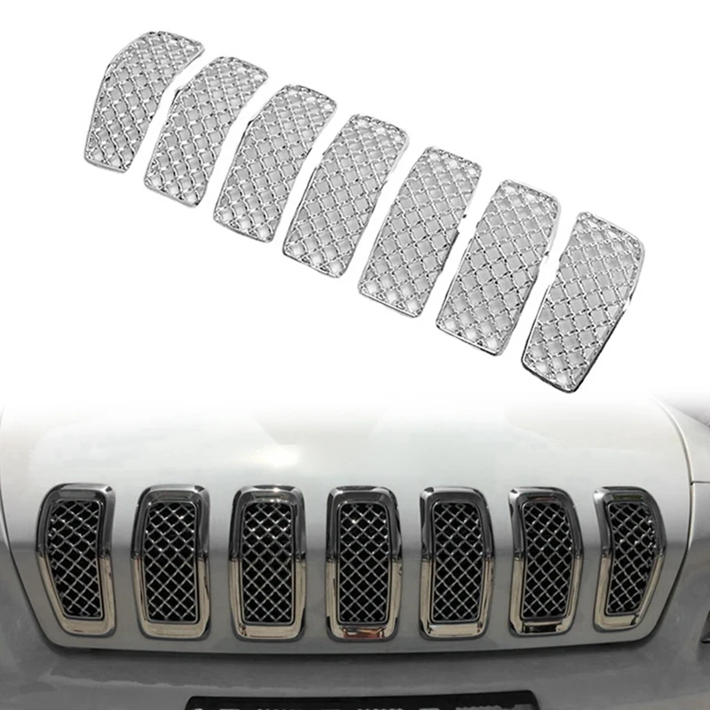 Car Chrome Interior Insert Honeycomb Front Mesh Racing Grille Decoration Cover Trim for Jeep Cherokee 2014-2018
Car Chrome Interior Insert Honeycomb Front Mesh Racing Grille Decoration Cover Trim for Jeep Cherokee 2014-2018