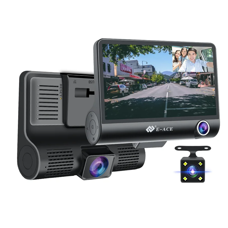 ACCEO Dash Cam 1080P FHD Video Recorder B28 Car Dvr 3 Camera lens Dash Camera Auto Registrator 4 Inch Support Rear View Camera
ACCEO Dash Cam 1080P FHD Video Recorder B28 Car Dvr 3 Camera lens Dash Camera Auto Registrator 4 Inch Support Rear View Camera