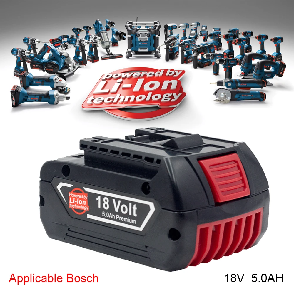 The latest 18V 5.0Ah for Bosch GBH GDR GSR 1080 DDS180 BAT614G replacement rechargeable power tool lithium-ion battery charger
The latest 18V 5.0Ah for Bosch GBH GDR GSR 1080 DDS180 BAT614G replacement rechargeable power tool lithium-ion battery charger