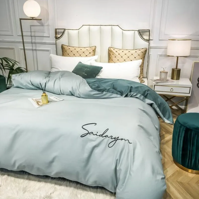 Pure Color Light Luxury Duvet Cover 100% Cotton 60 Fabrics Quilt Cover Single 1.8x2.2m Twin Size Bedding Duvet Cover 240X220
Pure Color Light Luxury Duvet Cover 100% Cotton 60 Fabrics Quilt Cover Single 1.8x2.2m Twin Size Bedding Duvet Cover 240X220