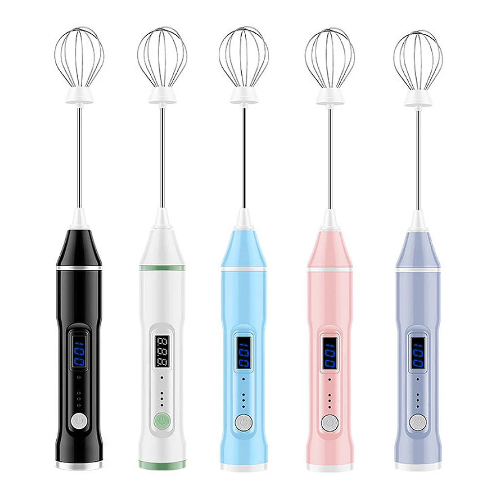 Rechargeable Electric Egg Beater Milk Frother 2 Whisks Blenders Foam Maker Coffee Latte Cappuccino Hot Chocolate Durable blender
Rechargeable Electric Egg Beater Milk Frother 2 Whisks Blenders Foam Maker Coffee Latte Cappuccino Hot Chocolate Durable blender