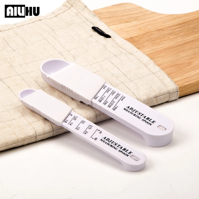 2pc Measure Spoon Adjustable Scale Measuring Spoons Metering Cup Seasoning And Seasoning Combination Kitchen Accessories Tools
2pc Measure Spoon Adjustable Scale Measuring Spoons Metering Cup Seasoning And Seasoning Combination Kitchen Accessories Tools