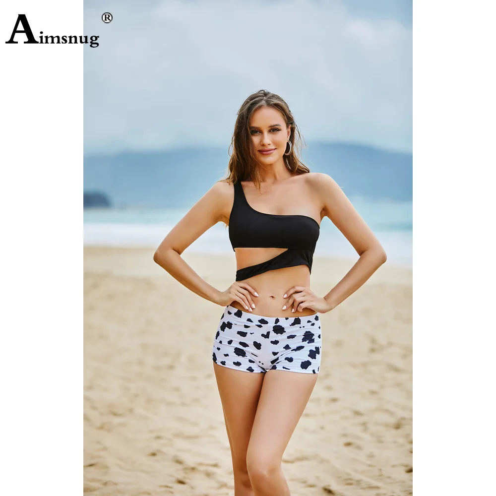 Women One Shoulder Bikini Sets 2022 Female Two Pieces Swimwear Sexy Fashion Colorblock Print Swimsuits Push Up 2PCS Outfits
Women One Shoulder Bikini Sets 2022 Female Two Pieces Swimwear Sexy Fashion Colorblock Print Swimsuits Push Up 2PCS Outfits