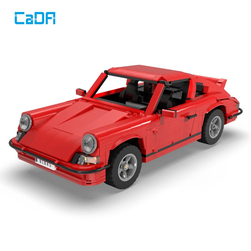 Cada Technical Classic Red 911RS Sports Car Brick Retro City Supercar Remote Control Building Blocks 1429pcs Boy Toy Gift Set
Cada Technical Classic Red 911RS Sports Car Brick Retro City Supercar Remote Control Building Blocks 1429pcs Boy Toy Gift Set