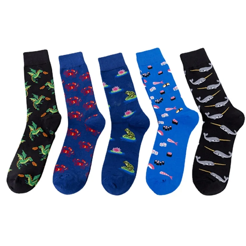 10 Pairs/Lot Animal Series Happy Combed Cotton Socks Casual Men's Cotton Sock Street Trend Middle Tube Funny Sock Wholesale
10 Pairs/Lot Animal Series Happy Combed Cotton Socks Casual Men's Cotton Sock Street Trend Middle Tube Funny Sock Wholesale