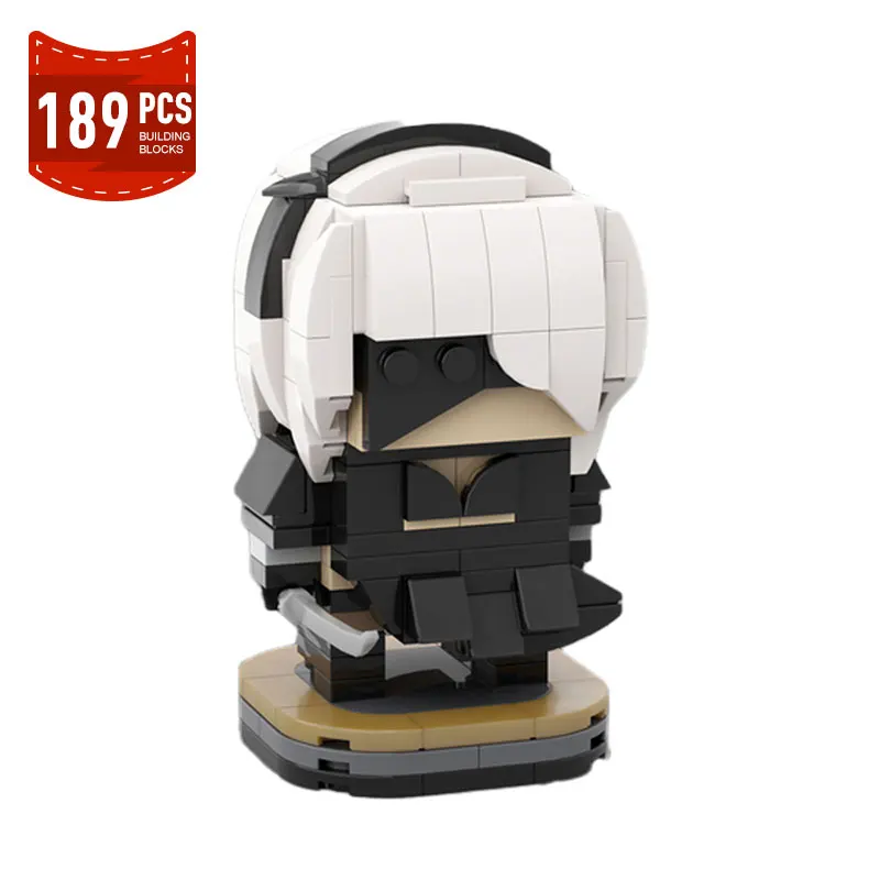 Конструктор MOC NieRed: Automata Game, аниме персонаж Brickheadz, робот, экшн-фигурка, конструктор, кирпичи, игрушки для детей
Конструктор MOC NieRed: Automata Game, аниме персонаж Brickheadz, робот, экшн-фигурка, конструктор, кирпичи, игрушки для детей