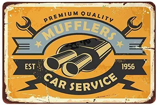 Xuship Car Service Mufflers Tin Sign, Vintage Metal Tin Signs for Cafes Bars Pubs Shop Wall Decorative Funny Retro Signs for 
Xuship Car Service Mufflers Tin Sign, Vintage Metal Tin Signs for Cafes Bars Pubs Shop Wall Decorative Funny Retro Signs for