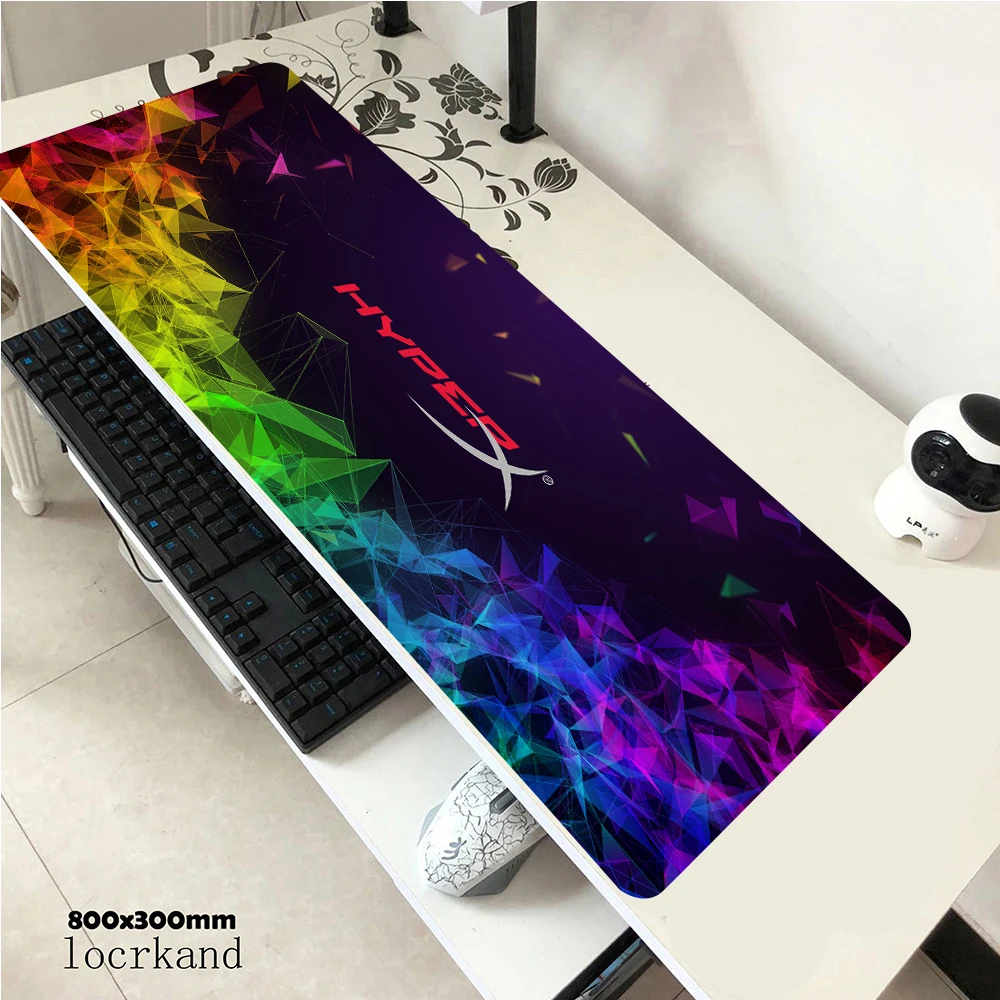 Mouse Pad HyperX Large Gamer XXL Keyboard Desk Mouse Mat 800x300mm Carpet Rubber Tapis Souris Gaming Notbook For CSGO Mousepad.
Mouse Pad HyperX Large Gamer XXL Keyboard Desk Mouse Mat 800x300mm Carpet Rubber Tapis Souris Gaming Notbook For CSGO Mousepad.