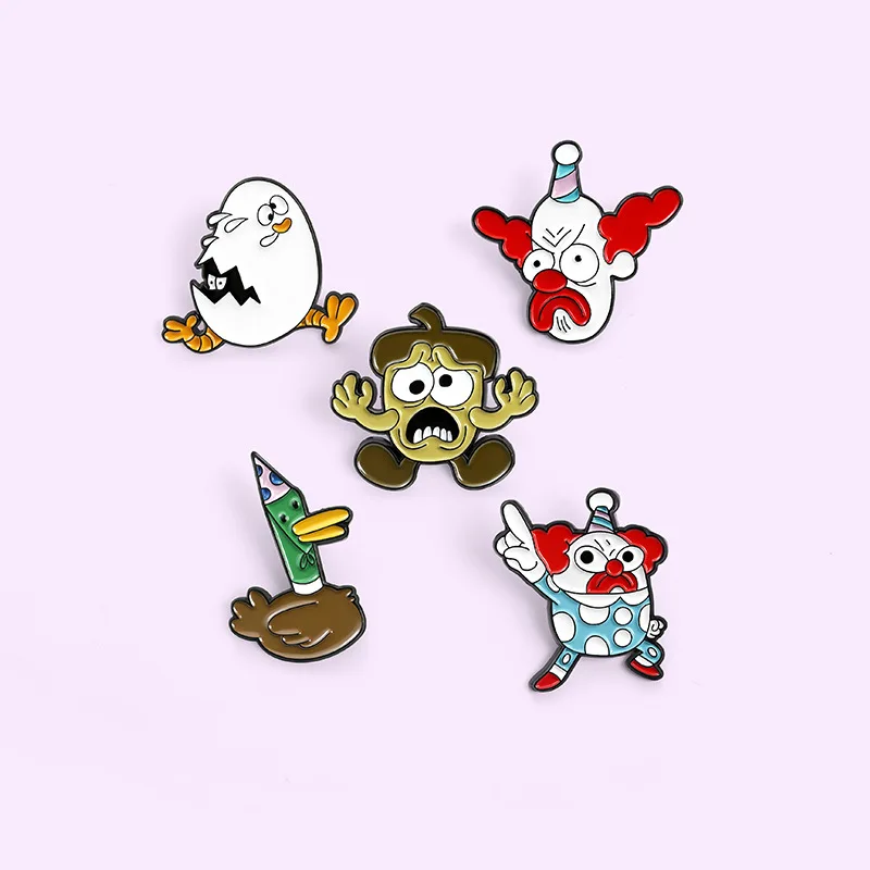 Cute Animal Duck Brooch Creative Cartoon Funny Clown Brooch Cosmic Clown Brooch Duck Big White Chicken Animal Pins Lapel Pins
Cute Animal Duck Brooch Creative Cartoon Funny Clown Brooch Cosmic Clown Brooch Duck Big White Chicken Animal Pins Lapel Pins