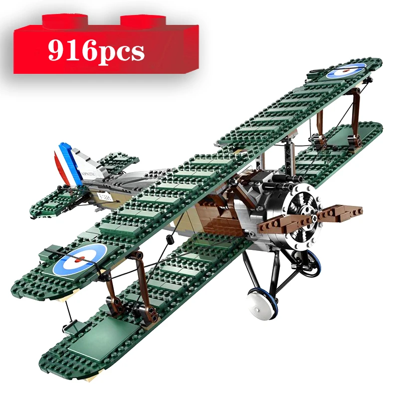 Конструктор Sopwith Camel MOC, коллекция 10226, военные блоки, игрушки для детей, рождественские подарки
Конструктор Sopwith Camel MOC, коллекция 10226, военные блоки, игрушки для детей, рождественские подарки