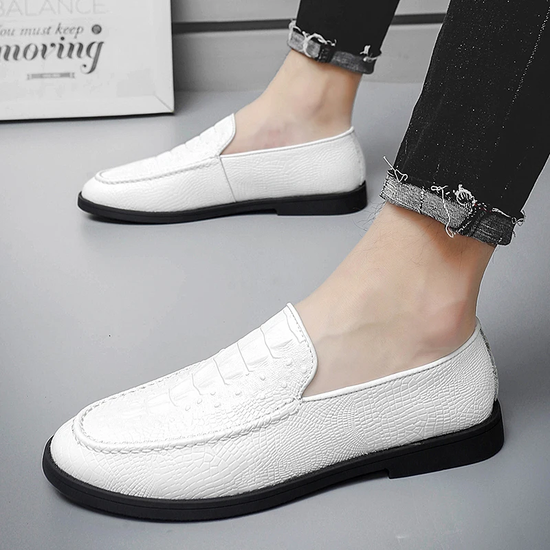 Superstar Casual Shoes For Mens Luxury Brand Men Shoes Black Man Drive Shoes Brand Fashion Men Loafers Flats Shoes Size 38-44