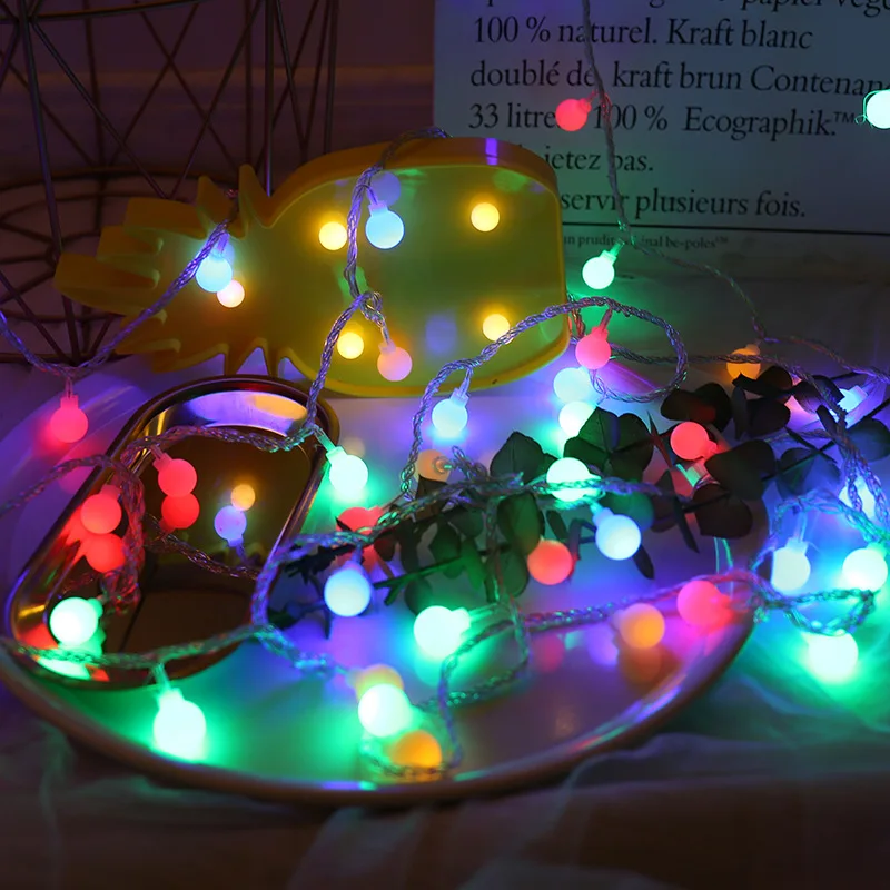 1.5M 3M 6M Fairy Lights LED Garland LED Ball String Lights Led Lights Decoration Christmas Lights Outdoor New Year's Decor
1.5M 3M 6M Fairy Lights LED Garland LED Ball String Lights Led Lights Decoration Christmas Lights Outdoor New Year's Decor