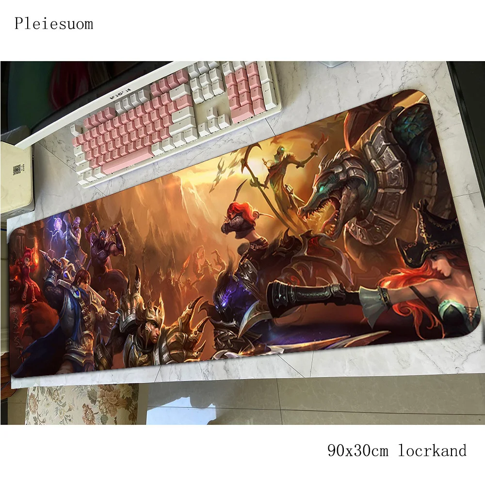 lol mouse pad 90x30cm gaming mousepad anime hot sales office notbook desk mat best seller padmouse games pc gamer mats
lol mouse pad 90x30cm gaming mousepad anime hot sales office notbook desk mat best seller padmouse games pc gamer mats