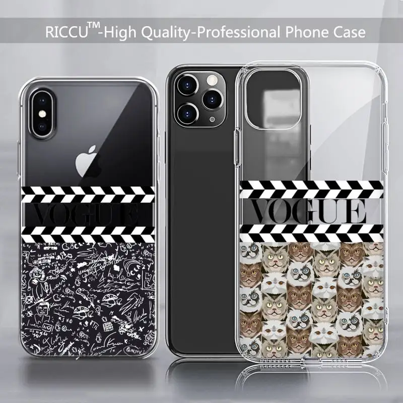 Luxury fashion magazine VOGUE Phone Case Transparent for iPhone 13 12 pro Mini XS MAX 6 6s 8 7 Plus X XR iPhone 11 Phone Case
Luxury fashion magazine VOGUE Phone Case Transparent for iPhone 13 12 pro Mini XS MAX 6 6s 8 7 Plus X XR iPhone 11 Phone Case