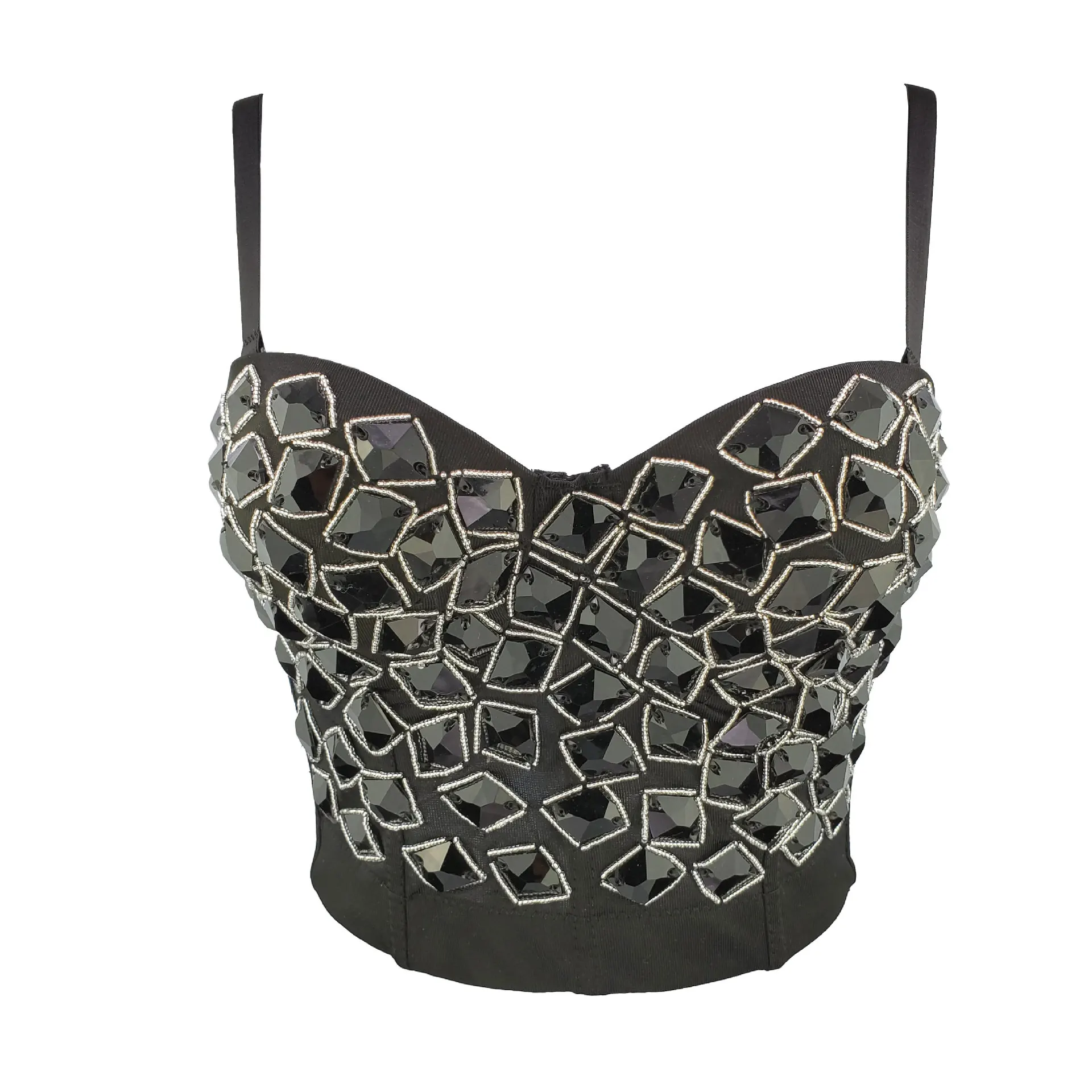 Mayata 2021 new colored gemstones Bralet Corselets Women's Party Bustier Bra Cropped Top
Mayata 2021 new colored gemstones Bralet Corselets Women's Party Bustier Bra Cropped Top